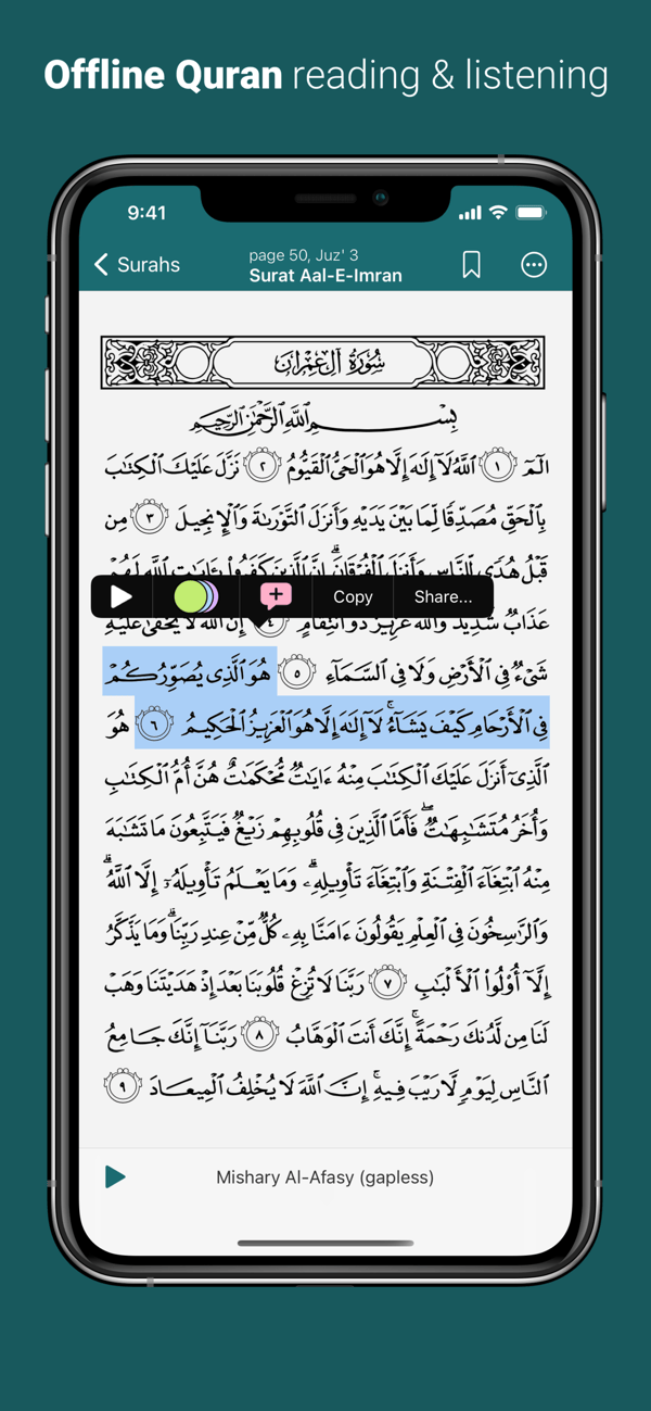 Quran screenshot