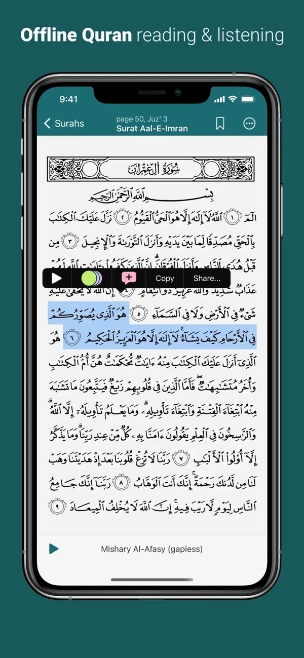 Quran screenshot